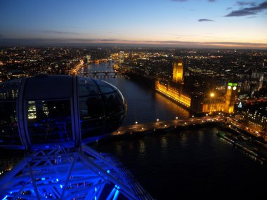 atardecer tr londres desde el london eye