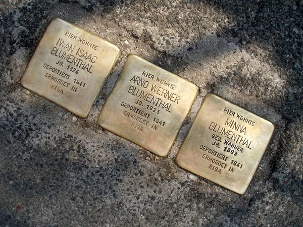 stock image Picture with Memorial stones