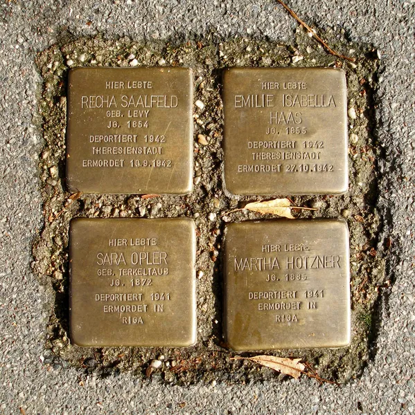 stock image Picture with Memorial stones