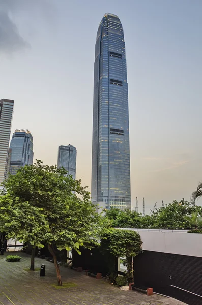Вид на город Гонконг — стоковое фото