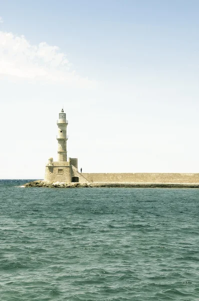 Deniz feneri creete, Yunanistan.