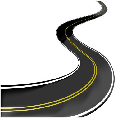 Vector road clipart