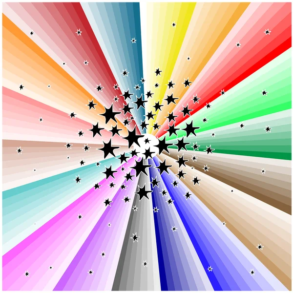 Carte vectorielle couleur — Image vectorielle