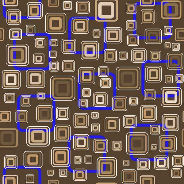 正方形のベクトルのシームレスな壁紙 — ストックベクタ