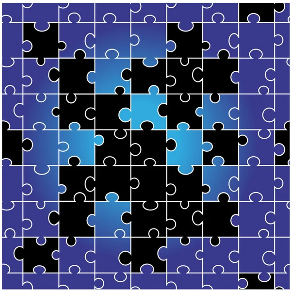 Vektor nahtlose Puzzle — Stockvektor