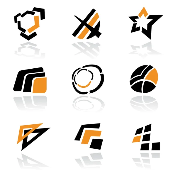 Logoları vektör kümesi — Stok Vektör