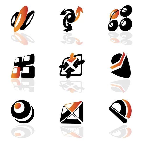 Collection of vector symbols — Stock Vector