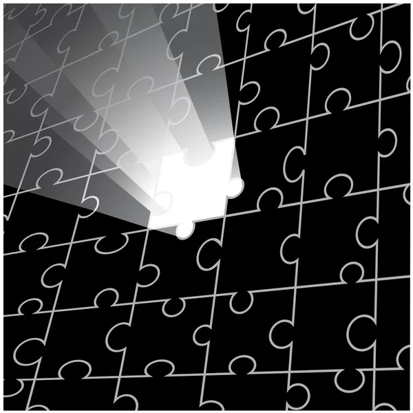 Vektör puzzle Dizayn — Stok Vektör