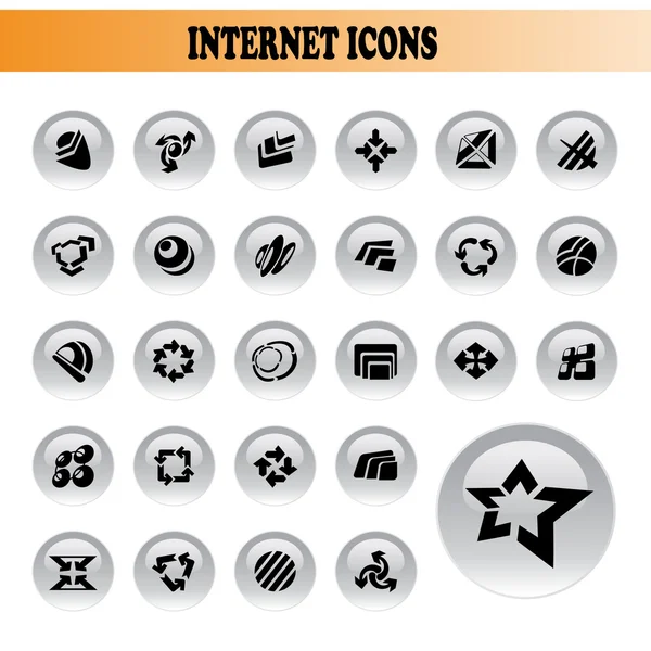 Vector collection of icons — Stock Vector