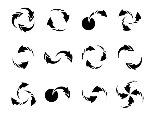 Jeu de flèches vectorielles — Image vectorielle