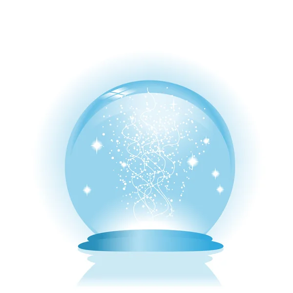 Vector glass globe — Stock Vector