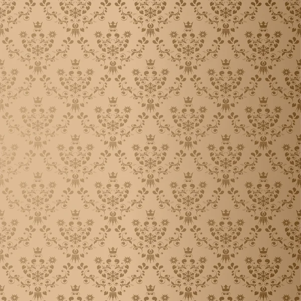 Textile d'ornement sans couture vectoriel — Image vectorielle