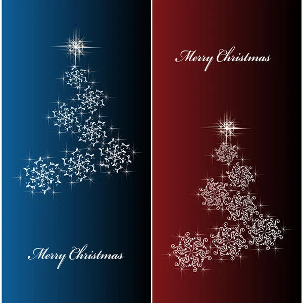Cartes de Noël vectorielles — Image vectorielle