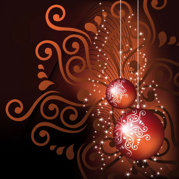 Carte de Noël vectorielle — Image vectorielle