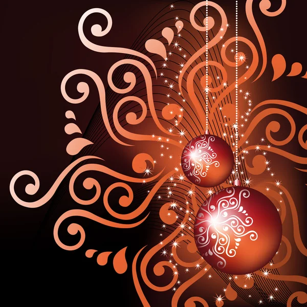 Carte de Noël vectorielle — Image vectorielle
