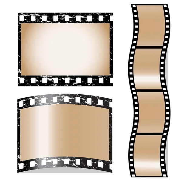 Film vectoriel rayé — Image vectorielle