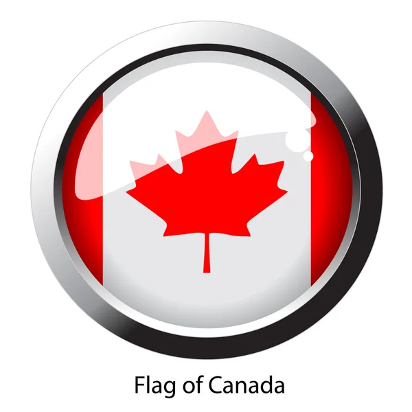 Vector vlag van canada — Stockvector