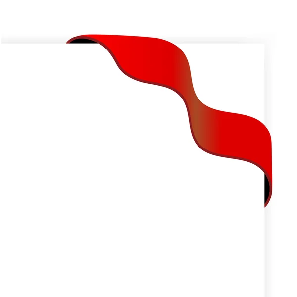 ベクトル赤い弓 — ストックベクタ