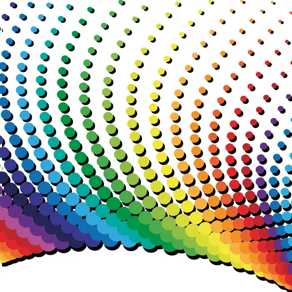 ベクトル点線の色カード — ストックベクタ