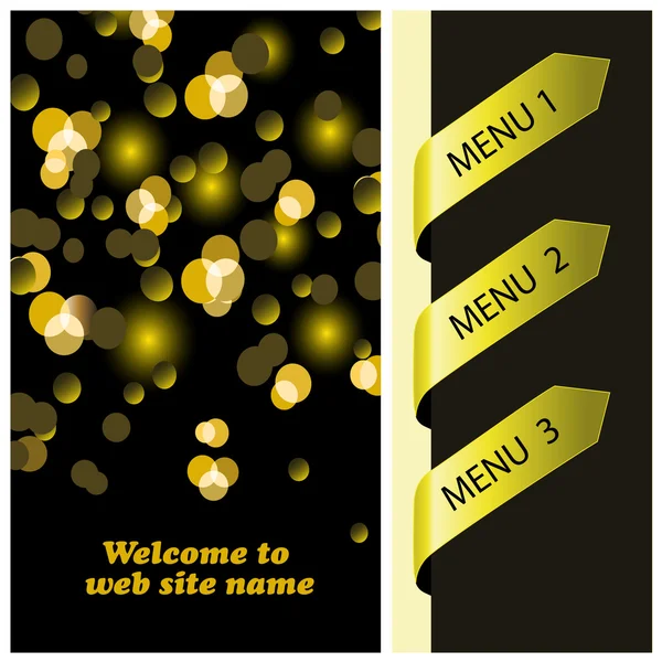 Modèle vectoriel de navigation web — Image vectorielle