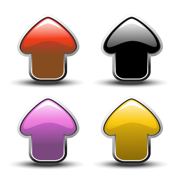 Векторные кнопки
