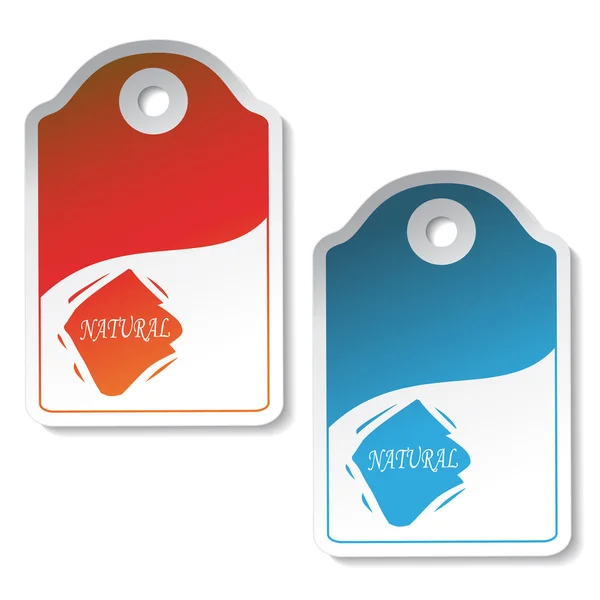 Stickers vectoriels naturels — Image vectorielle
