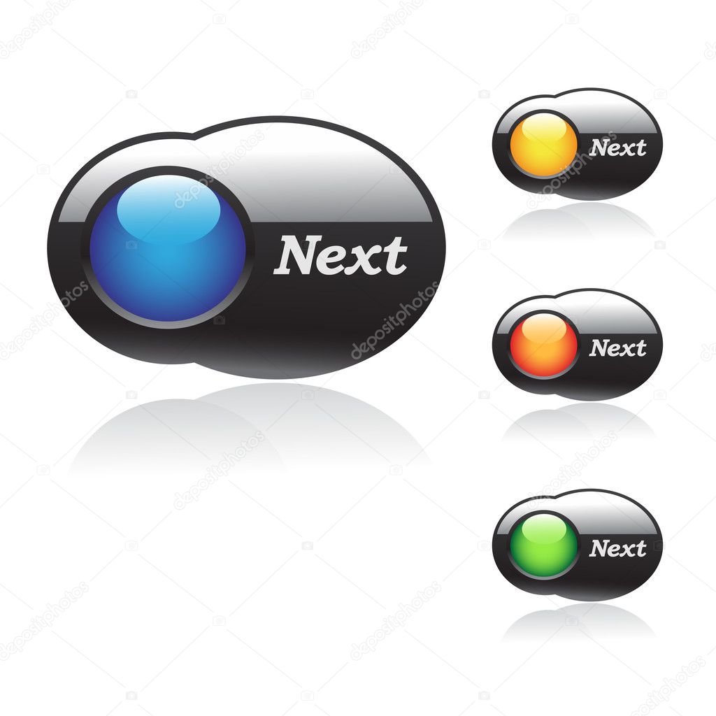 Vector web buttons