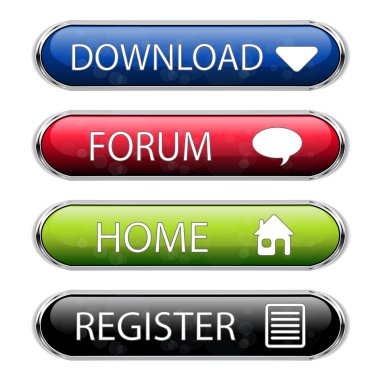vektör web düğmeleri - eps 10