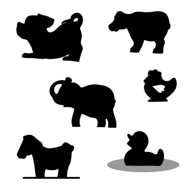 Vector set of animals clipart