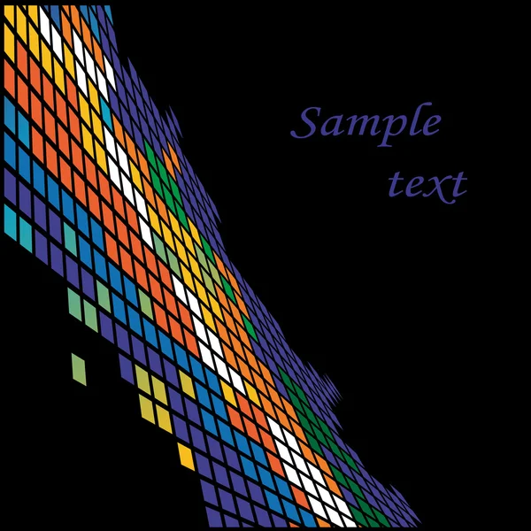 Mosaïque de couleurs vectorielles — Image vectorielle