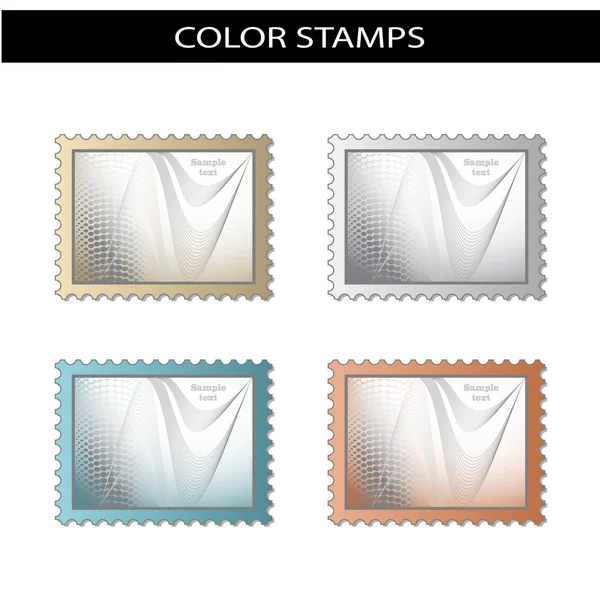 Vector stamps — Stock Vector