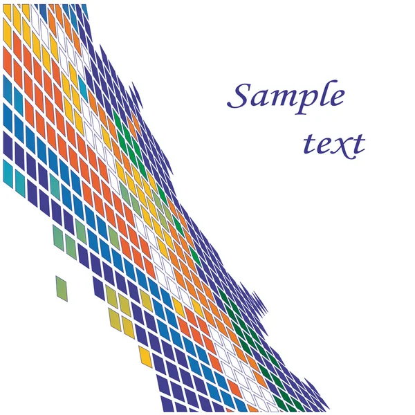 Vektorové barevná mozaika — Stockový vektor