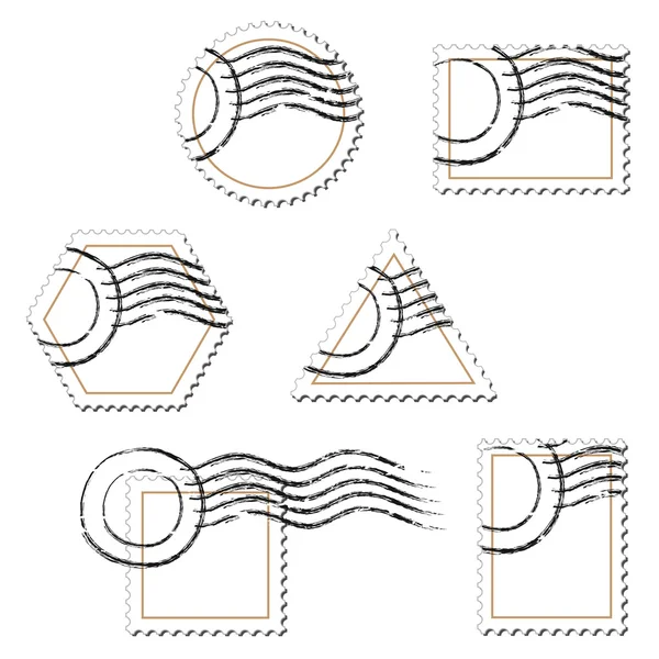 Timbres vectoriels — Image vectorielle