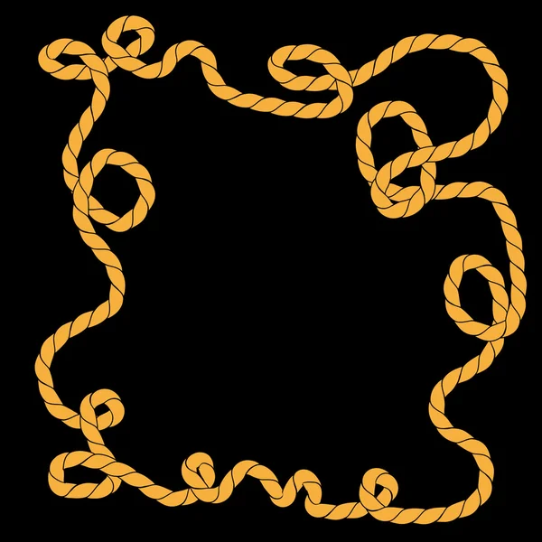 Вектор мотузку кадру — стоковий вектор