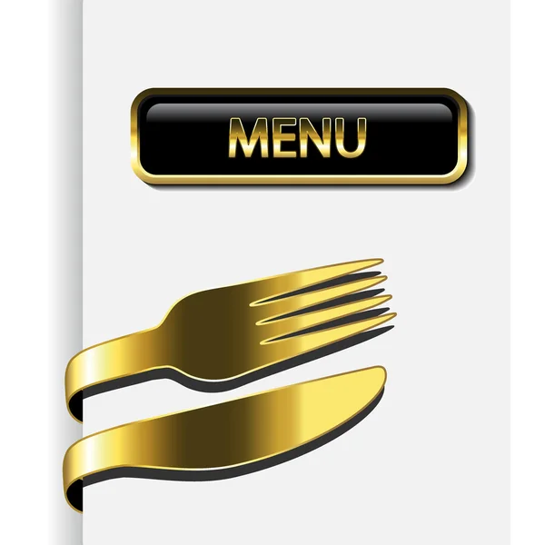 Menu restaurant vectoriel — Image vectorielle