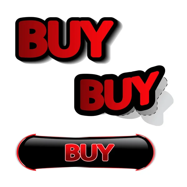 Vector comprar adesivos — Vetor de Stock