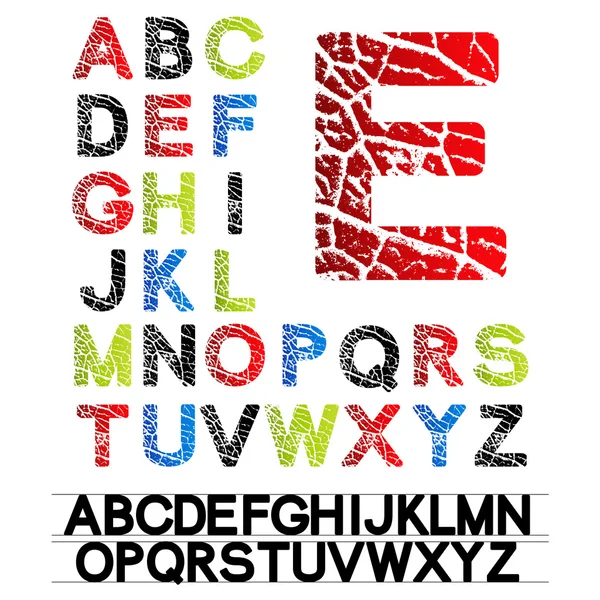 Alphabet vectoriel — Image vectorielle