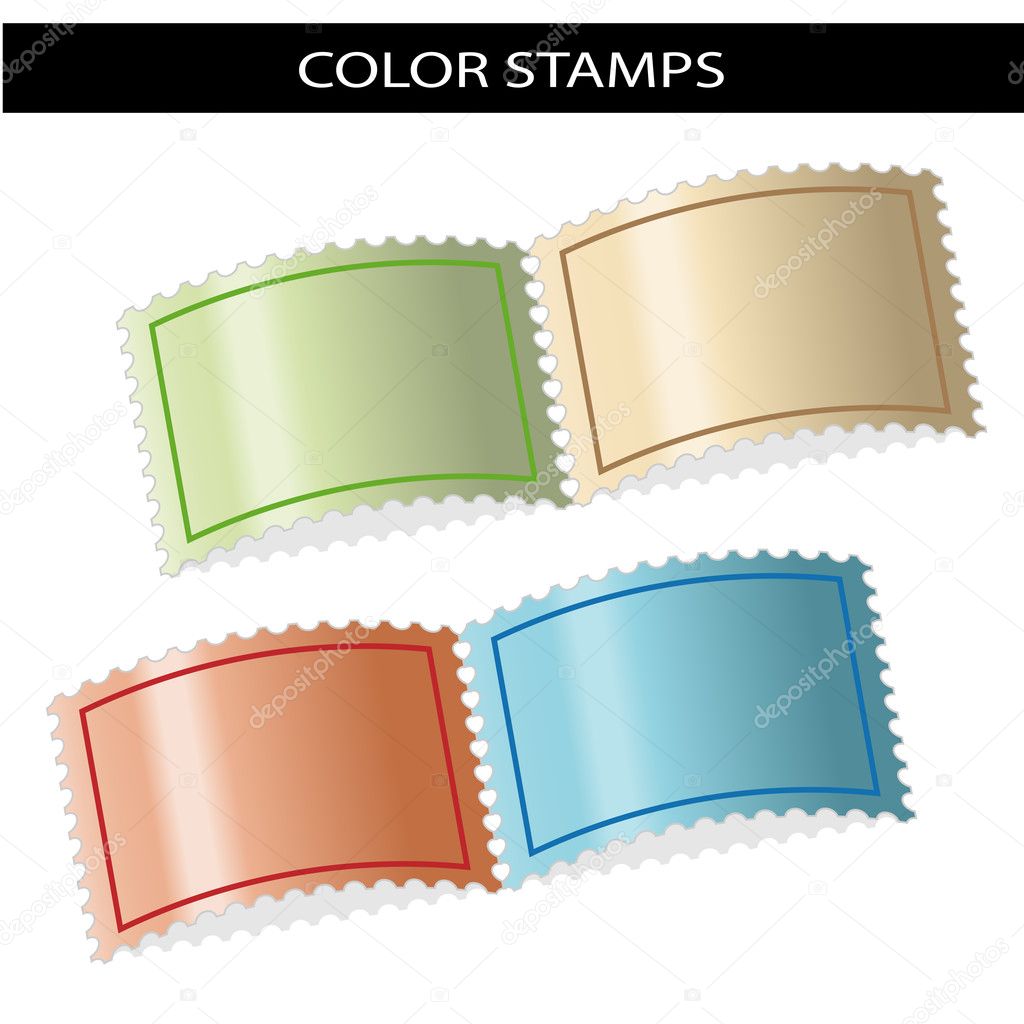 Vector deflected stamps