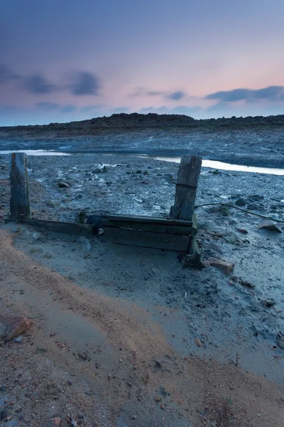 stock image Boat's remains to