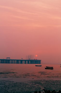 Deniz Geçişi köprü sunset