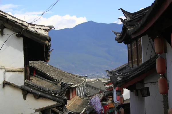 Lijiang edifício da cidade antiga — Fotografia de Stock
