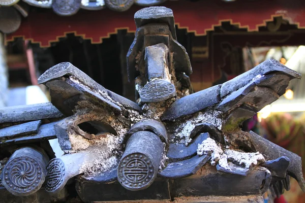 El casco antiguo del edificio Lijiang — Foto de Stock