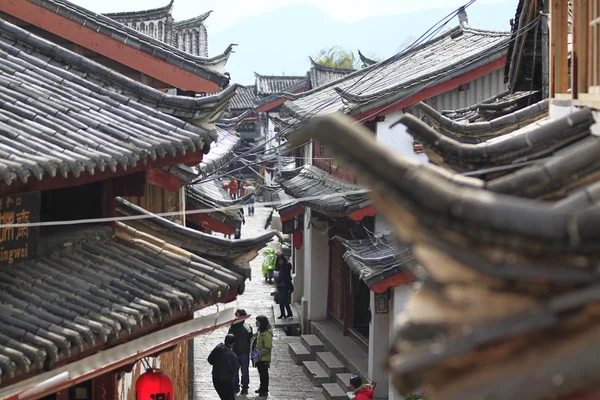 Lijiang ancient city houses — Stock Photo, Image