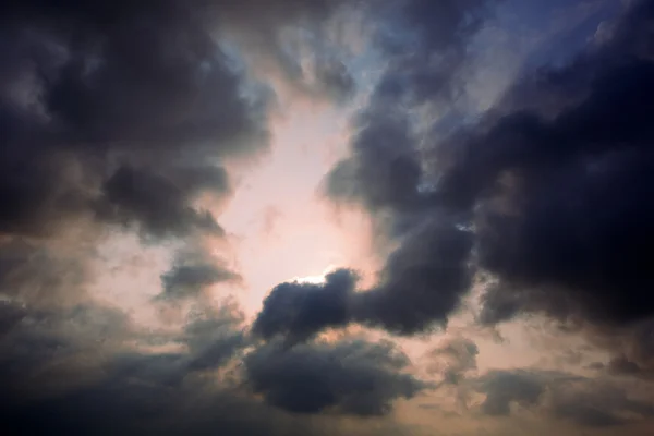 Stock image Dark clouds the sky background texture