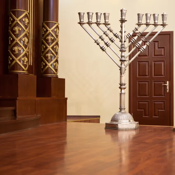 Hanukkah Candle holder — Stock Photo, Image
