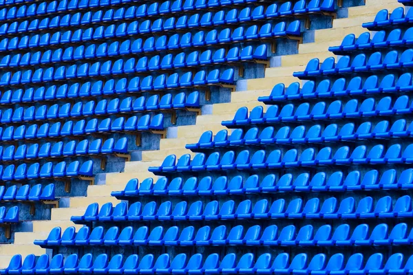 stock image Amphitheater of dark blue seats