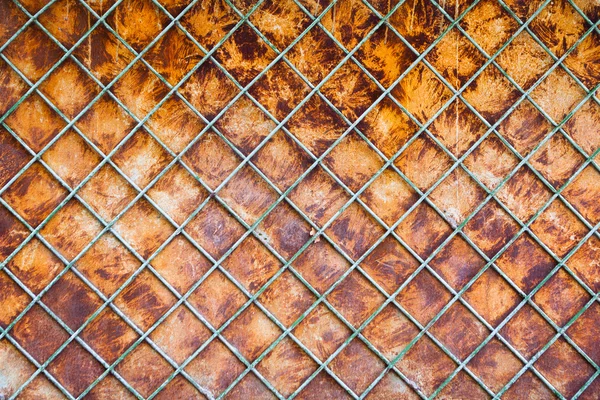 Old rusty fence background — Stock Photo, Image