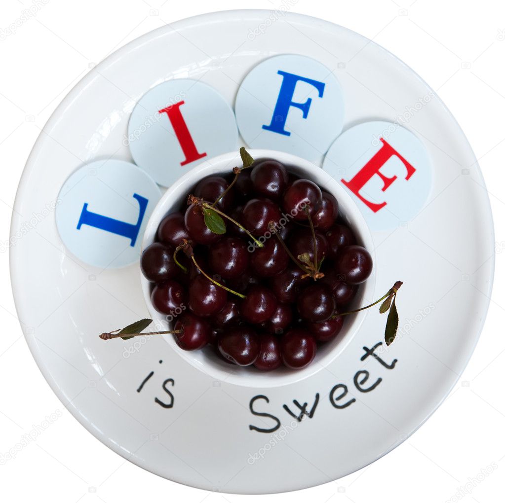 Life is sweet - proverb visualization