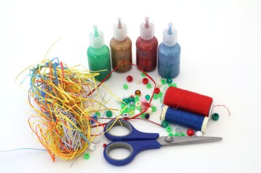 Craft materials clipart