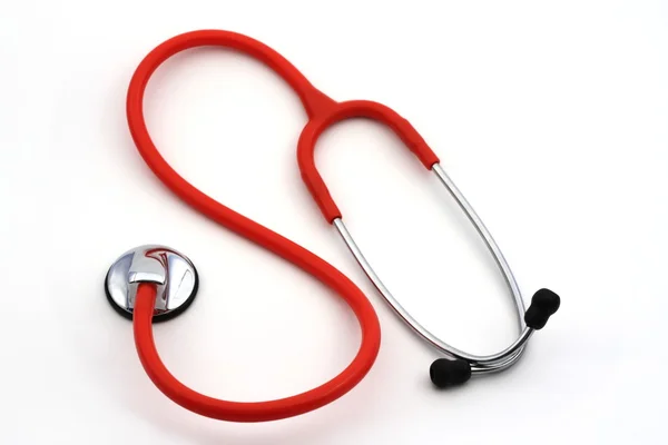 Stetoscop roșu — Fotografie, imagine de stoc